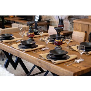 Ntconcept Mira Doğal Ahşap Yemek Masası