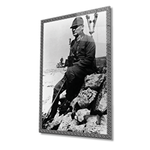 Atatürk Cam Tablo 36x23 cm