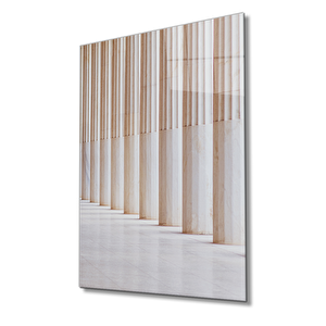 Geometrik Mimari Cam Tablo 90x60 cm