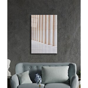 Geometrik Mimari Cam Tablo 90x60 cm