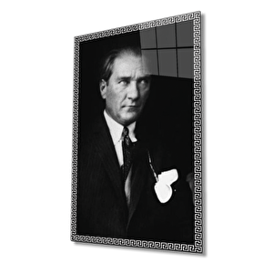 Atatürk Cam Tablo 36x23 cm
