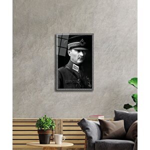 Atatürk Cam Tablo 36x23 cm