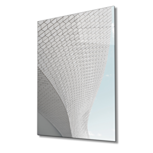 Geometrik Mimari Cam Tablo 110x70 cm