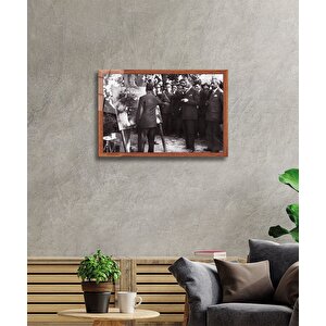 Atatürk Cam Tablo 36x23 cm