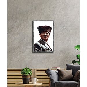 Atatürk Cam Tablo 36x23 cm