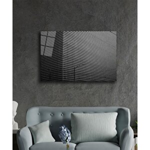 Geometrik Mimari Cam Tablo 90x60 cm