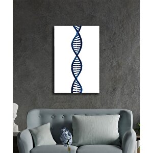 Dna Geometrik Mimari Cam Tablo 36x23 cm