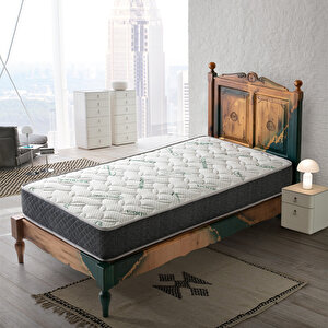 Shadow Bamboo Ortopedik Yaylı Yatak Tek Kişilik Bamboo Yaylı Yatak 100x180 cm