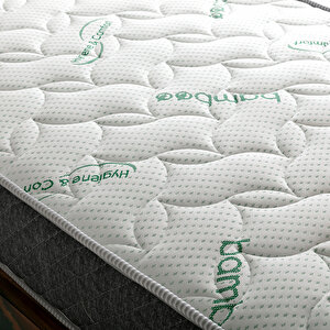 Shadow Bamboo Ortopedik Yaylı Yatak Tek Kişilik Bamboo Yaylı Yatak 100x180 cm