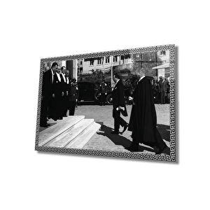 Atatürk Cam Tablo 36x23 cm