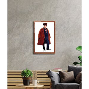 Atatürk Cam Tablo 36x23 cm