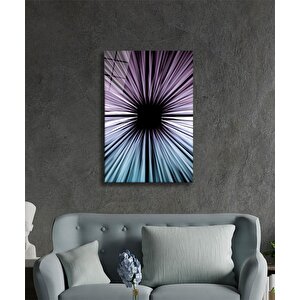 Geometrik Mimari Cam Tablo 90x60 cm