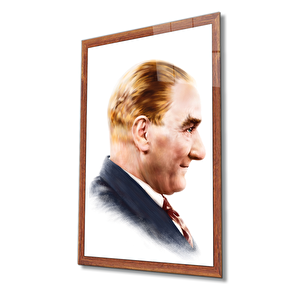 Atatürk Cam Tablo 36x23 cm