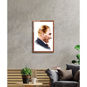 Atatürk Cam Tablo 36x23 cm