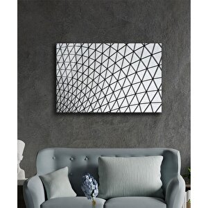 Geometrik Mimari Cam Tablo 110x70 cm