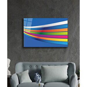 Geometrik Mimari Cam Tablo 50x70 cm