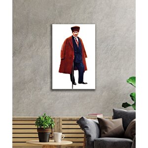 Atatürk Cam Tablo 36x23 cm