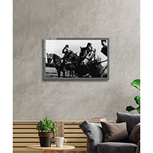 Atatürk Cam Tablo 36x23 cm