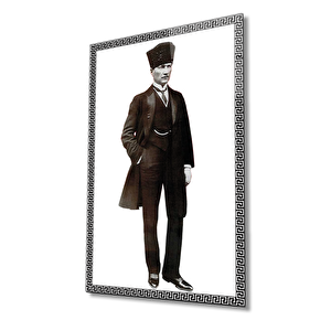 Atatürk Cam Tablo 36x23 cm