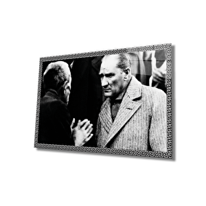 Atatürk Cam Tablo 110x70 cm