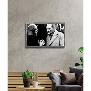 Atatürk Cam Tablo 110x70 cm
