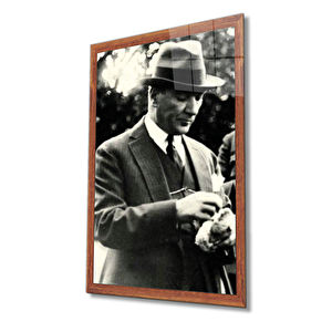 Atatürk Cam Tablo 36x23 cm