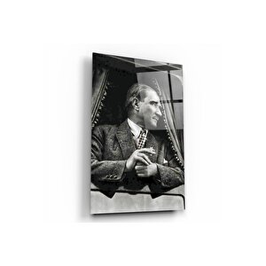 Atatürk Cam Tablo 70x110 cm