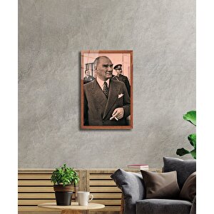 Atatürk Cam Tablo 36x23 cm