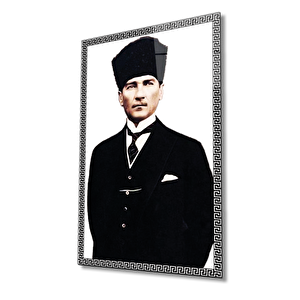 Atatürk Cam Tablo 36x23 cm