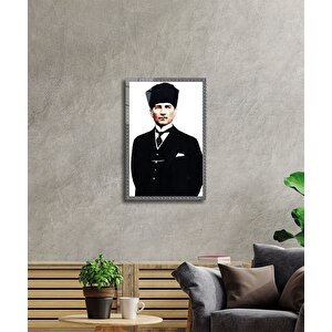 Atatürk Cam Tablo 36x23 cm