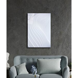 Geometrik Mimari Cam Tablo 36x23 cm