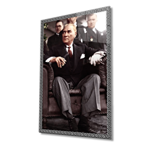 Atatürk Cam Tablo 36x23 cm