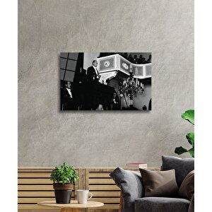 Atatürk Cam Tablo 36x23 cm