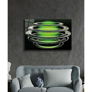 Geometrik Mimari Cam Tablo 50x70 cm