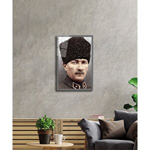 Atatürk Cam Tablo 36x23 cm