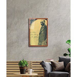 Atatürk Cam Tablo 36x23 cm