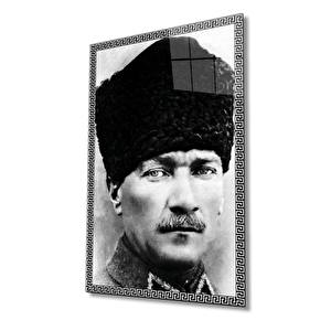 Atatürk Cam Tablo 36x23 cm