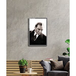 Atatürk Cam Tablo 36x23 cm