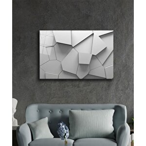 Geometrik Mimari Cam Tablo 36x23 cm