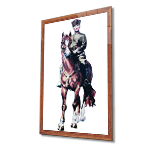 Atatürk Cam Tablo 36x23 cm
