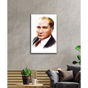 Atatürk Cam Tablo 36x23 cm