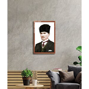 Atatürk Cam Tablo 36x23 cm