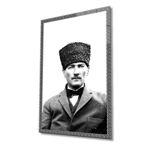 Atatürk Cam Tablo 36x23 cm
