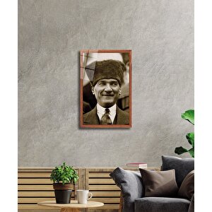 Atatürk Cam Tablo 36x23 cm