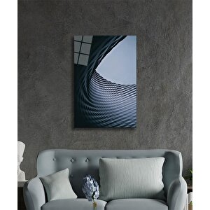 Geometrik Mimari Cam Tablo 50x70 cm