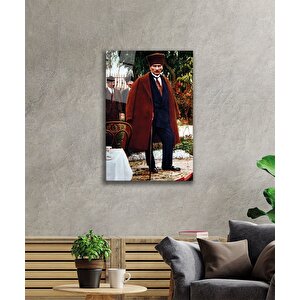 Atatürk Cam Tablo 36x23 cm