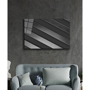 Geometrik Mimari Cam Tablo 36x23 cm