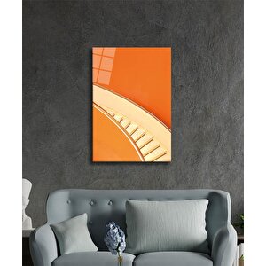 Geometrik Mimari Cam Tablo 50x70 cm