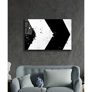 Geometrik Mimari Cam Tablo 36x23 cm