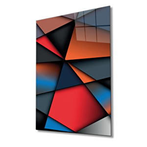Geometrik Mimari Cam Tablo 50x70 cm